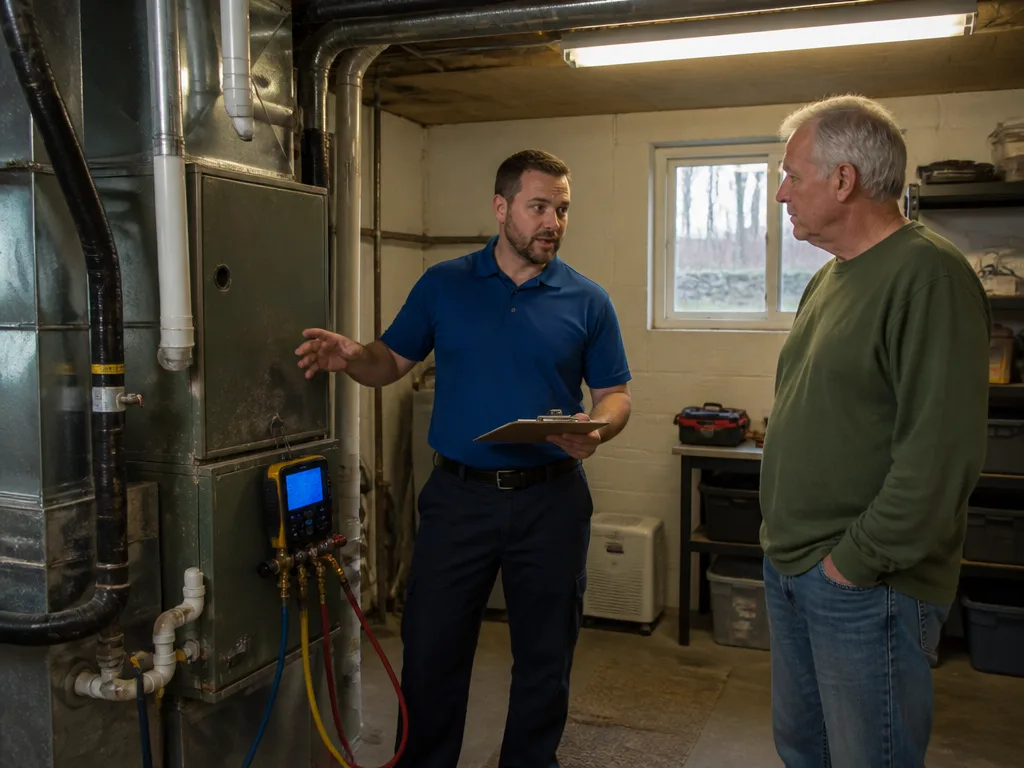 DIY vs calling a pro for a typical HVAC service scenario
